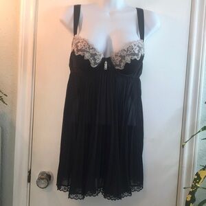 Seductivewear Push-up Lace Chemise Intimates Size M